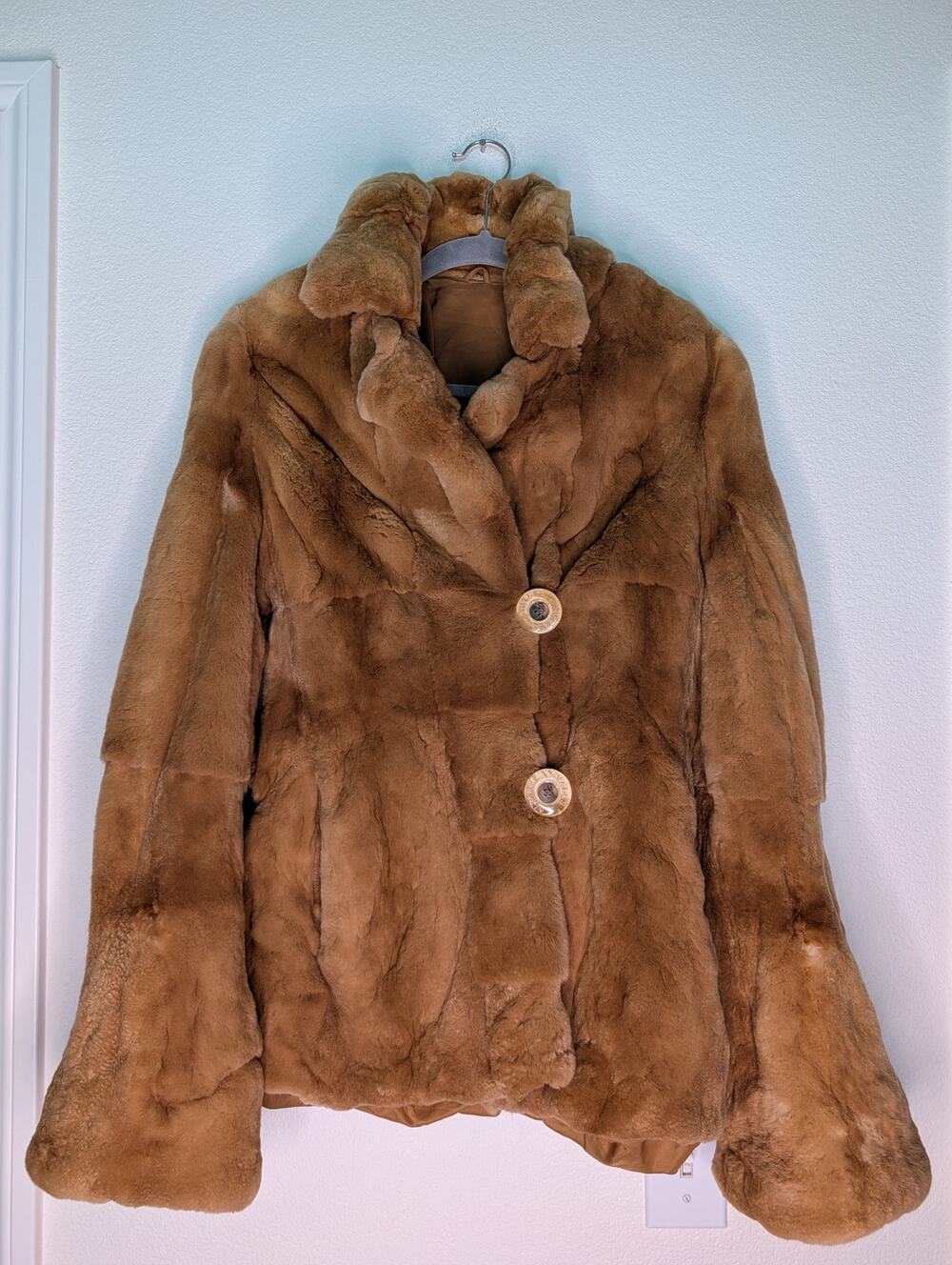 Alvarez Valls SAGA MINK Fur Coat XS-S Sheared Mob Wife Swinger Luxury Royal